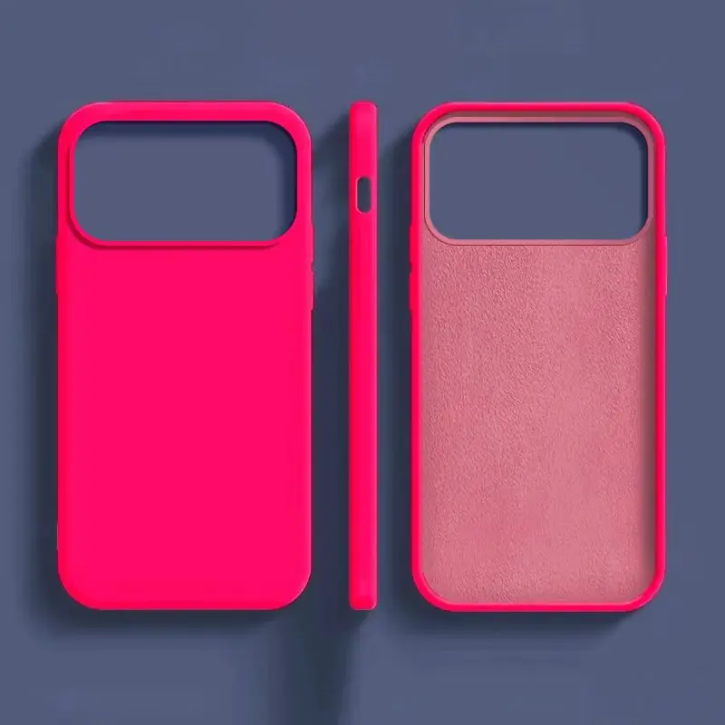 Premium Silicone Protective Case - Durable Solid Color Cover with Fall & Collision Protection