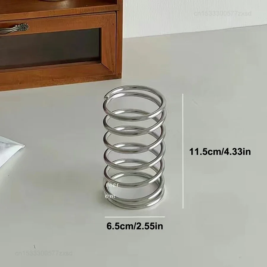 Toothbrush Holder, Creative, Stainless Steel, for Toothpaste, Bathroom Makeup Brush Storage Decoration