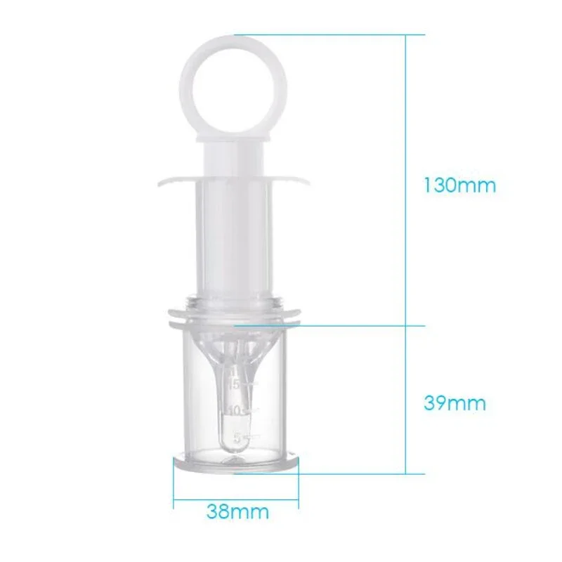 Baby Cutlery Medicine Feeder Needle Type Medicine Dispenser Feeder for Baby Kids Squeeze Syringe Medicine Dropper Dispenser Pacifier Feeding Utensils Bottle