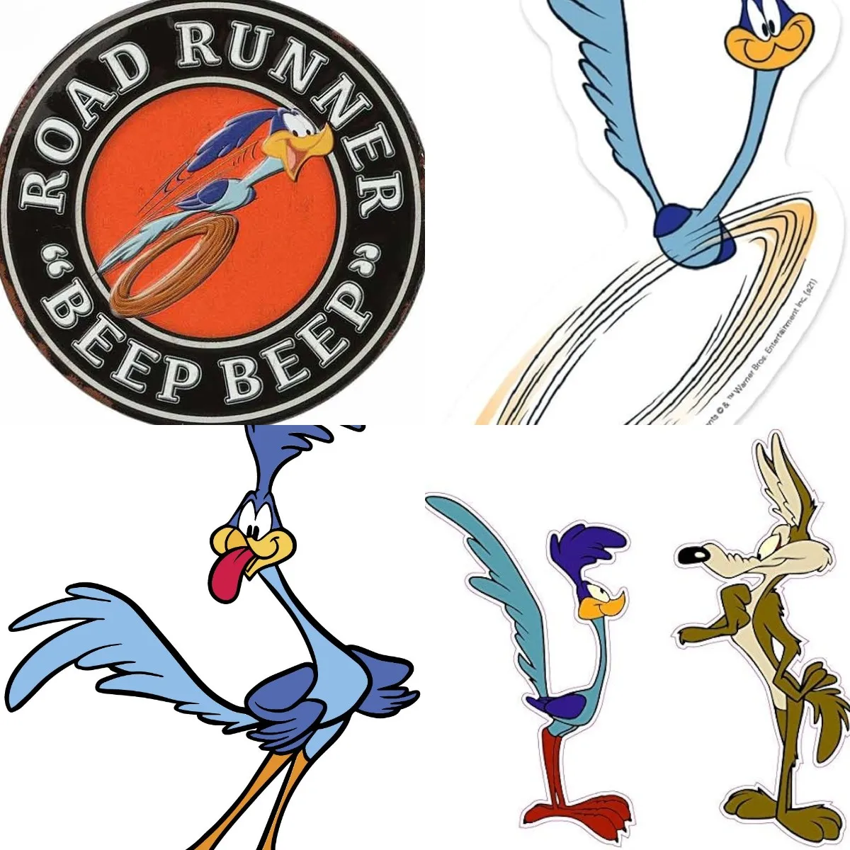 

Car Styling Road Runner Car Graffiti Sticker Auto Air Conditioner Decal Vinyl Material Scratch-proof For SUV JDM Decoration