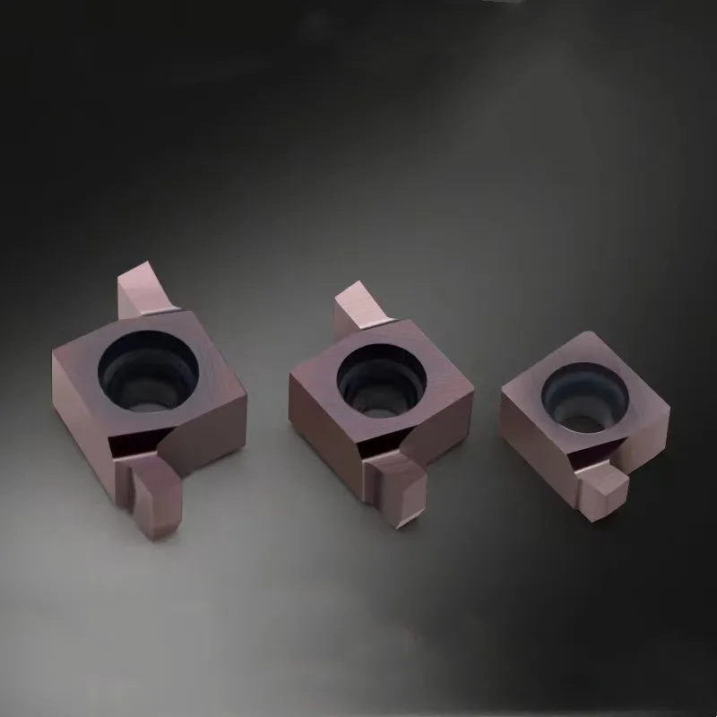 10PCS Inside Groove Carbide Turning Inserts 6GR 7GR 8GR 9GR 7GR 8GR 9GR 100/150/200/250/300 Suit for Grooving Turning Tools SNGR lathe tool