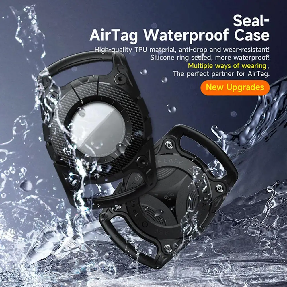Case For Apple Airtag Dog Cat Collar GPS Finder IP67 Waterproof Protective Tracker Holder 1pc