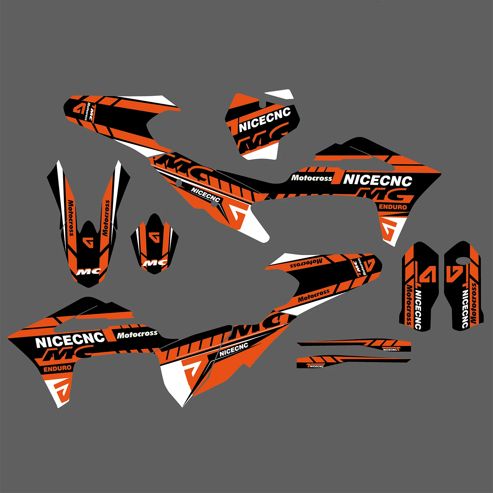 Motocross-Grafik-Hintergrund-Aufkleber, Aufkleber für GasGas MC125 MC250 MC300 MC250F MCF350 MC450F 2021 2022 2023 anpassen – Detail 7