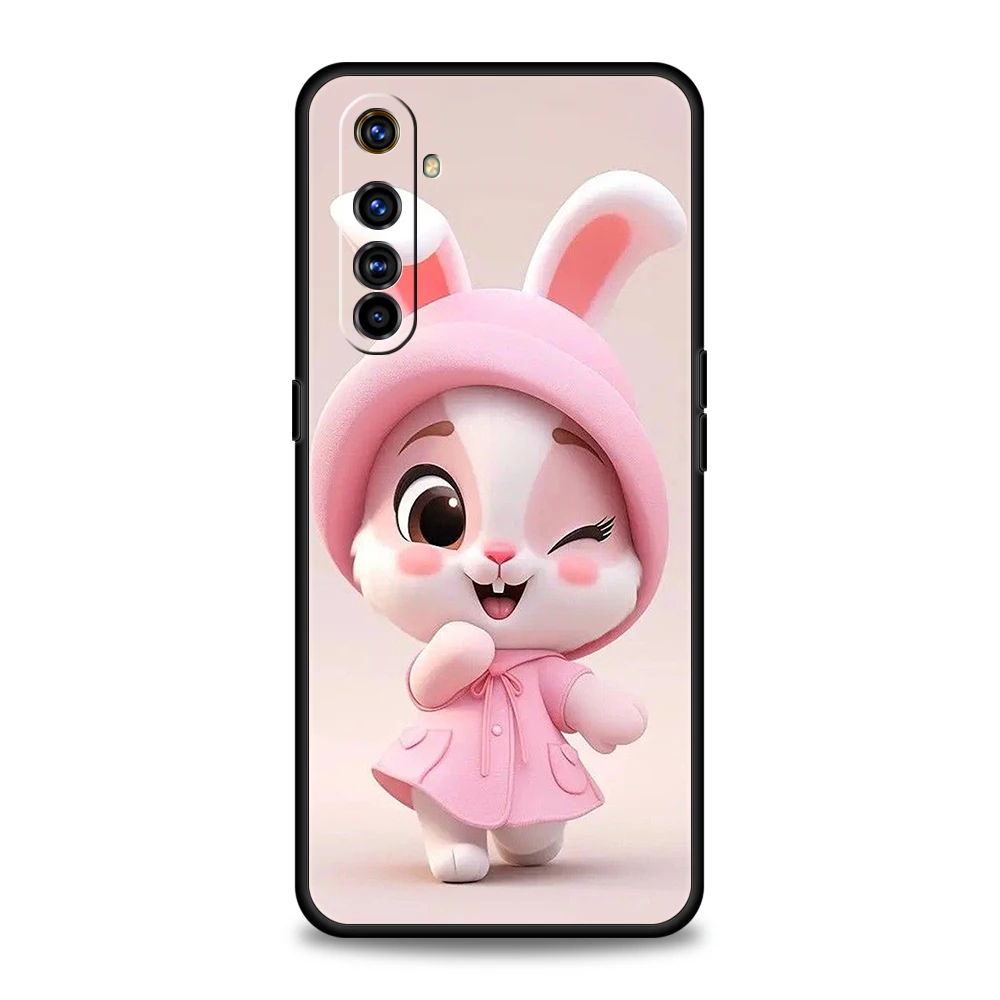 Adorable Rabbit with Purple Hat Shockproof Phone Case