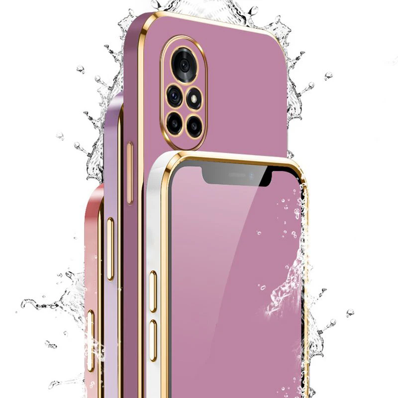 Luxury Square Plating Shockproof Case for Huawei Nova 8/Pro - Premium Back Cover