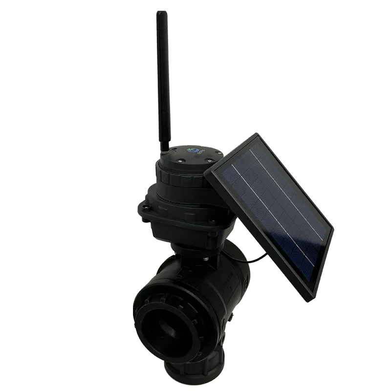 독특한 태양광 GSM/LoRa LoRaWAN 지원 T형 또는 L형 모터 구동 3방향 볼 밸브 (나사산 포함)