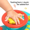 Kids Simulation Steering Wheel Toy Crab Light  Interactive Educational Children Toy Baby Stroller Steering Wheel Vocal Toys Gift 4