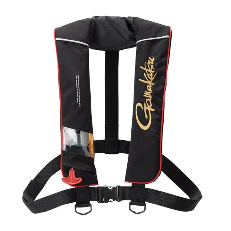 

Gamakatsu Inflatable Fishing Jacket Automatic Inflation Fishing Vest Adults Buoyancy Fishing Clothes Boating Sailing Kayaking