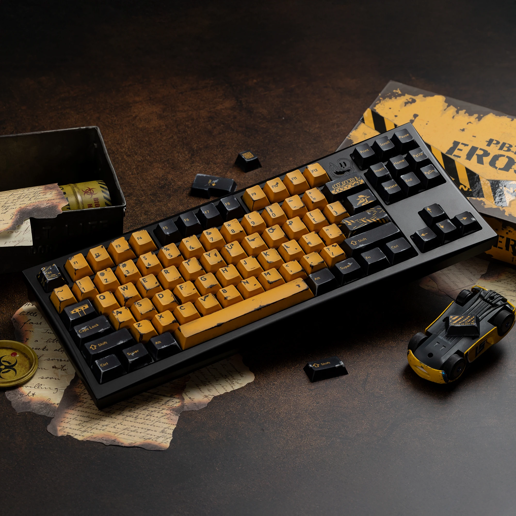 Base Kit] PBTfans Erosion PBT material Reverse Dye-sub fit Cherry