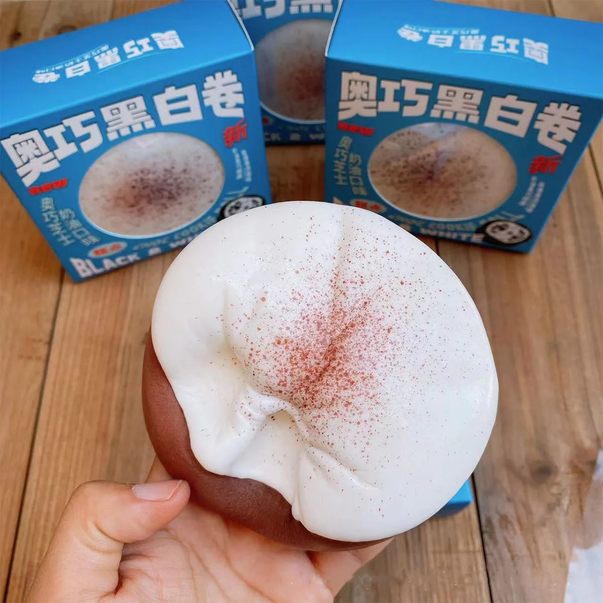 Hachimi Choc Coockie Roll Rebound Decompression Vent Toy Squishy Slow Rising Toy Hachimi Stress Relief Games for Adults Kids