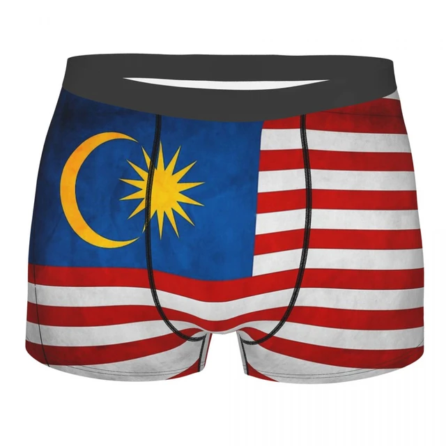 Malaysia Malaysian National Flag Underpants Breathbale Panties Male  Underwear Print Shorts Boxer Briefs - AliExpress