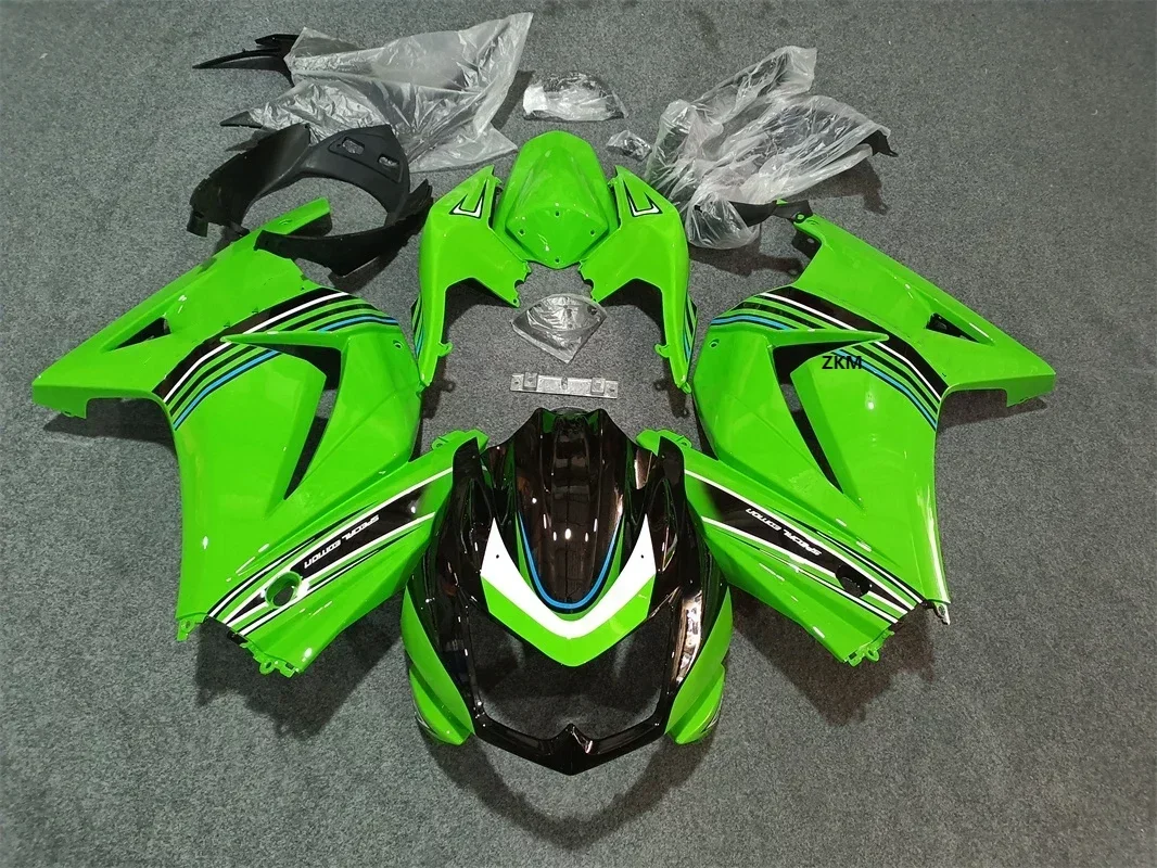 

Injection mold plastic Fairing kit for Kawasaki ninja 250r 2008-2012 EX250 08 09 10 11 12 all glossy green fairings