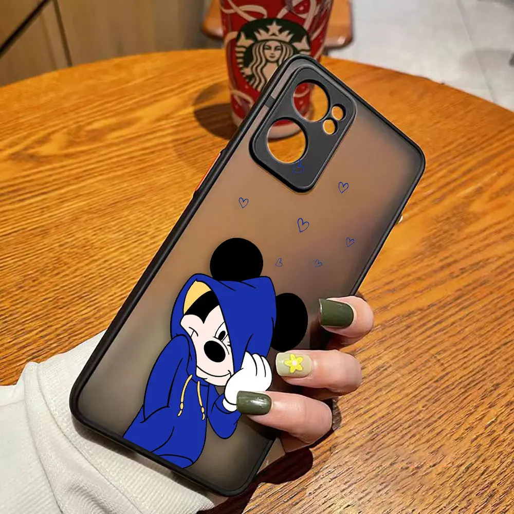thumbnail image 1 of Matte Phone Case for OPPO RENO 8 8T 7Z 7 6Z 6 5 4 3 PRO PLUS 4G 5G Case Funda Coque Capa Shell Mickey Minnie Mouse Anime Cartoon, 1 of 5