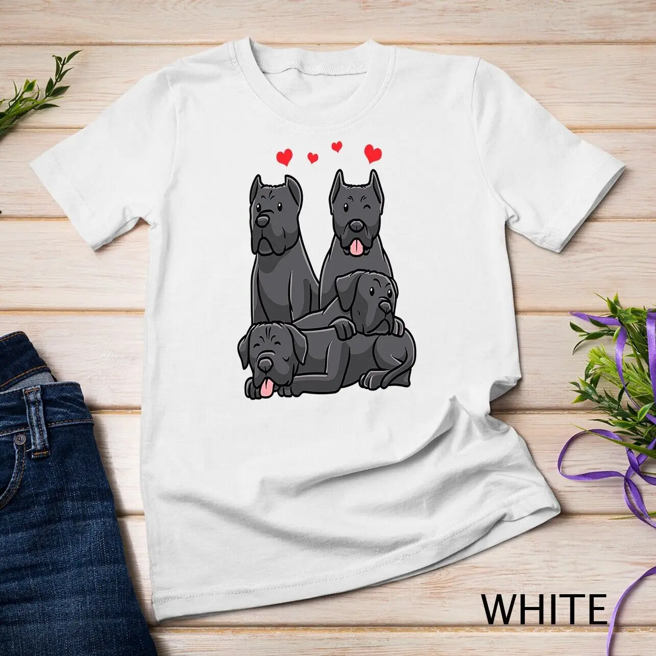 T-Shirt Unisex Cane Cane Cane Corso Italiano