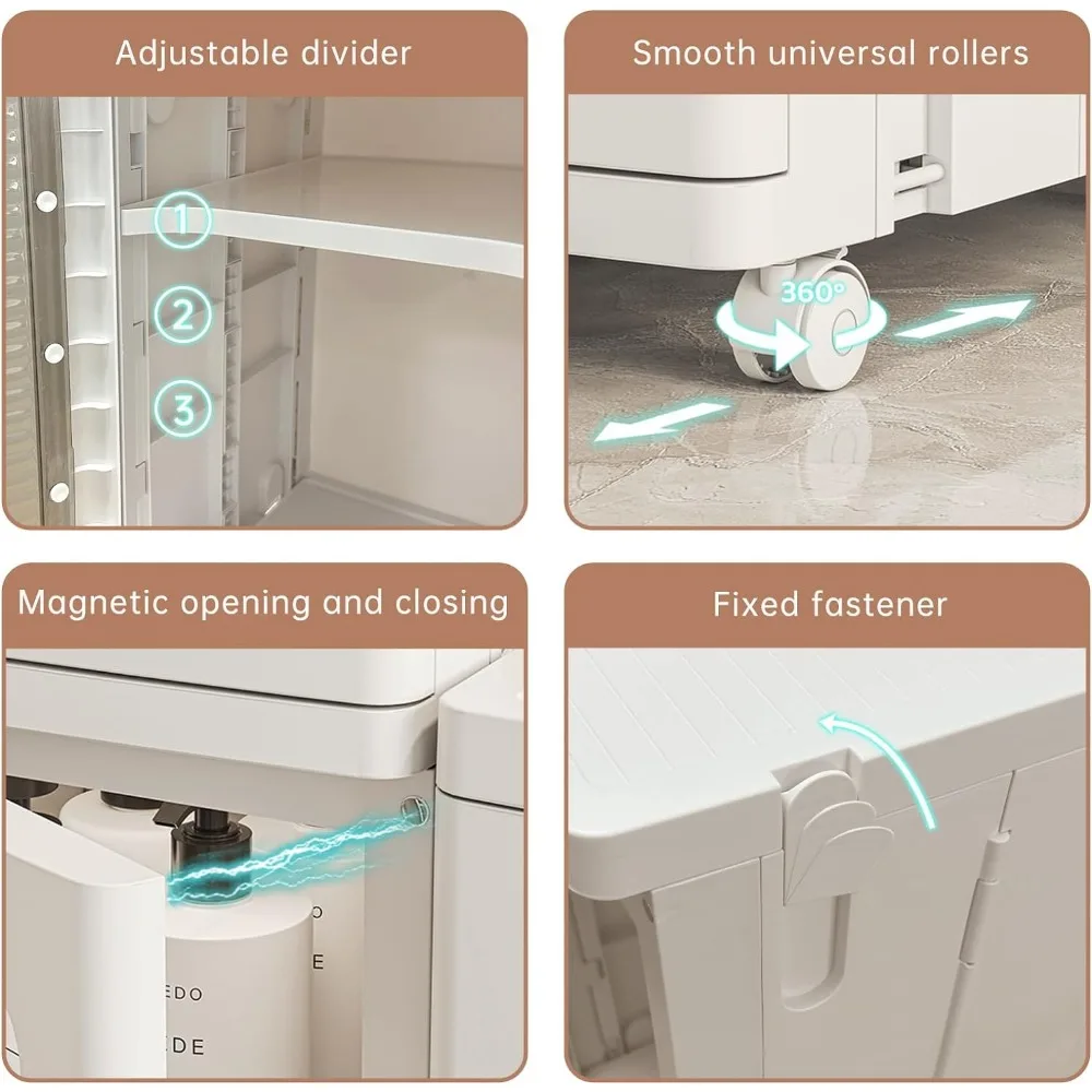 Narrow Storage Cabinet with Doors and Shelves Tall Skinny Bathroom Storage Kitchen Cabinet with Adjustable Shelf