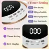 Professional UV LED Nail Lamp for Nails Gel Polish Fast Curing Dryer Drying Light Lamps with 45 LEDs 4 Timer Setting 4
