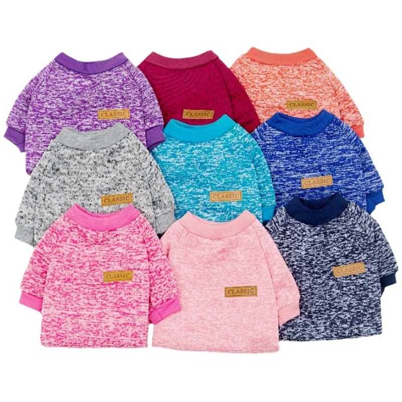 Fashion Dog Hoodies Autumn Dog Pullovers Cute Puppy Hoodies Warm Cat Sweatshirt Pet Outfits