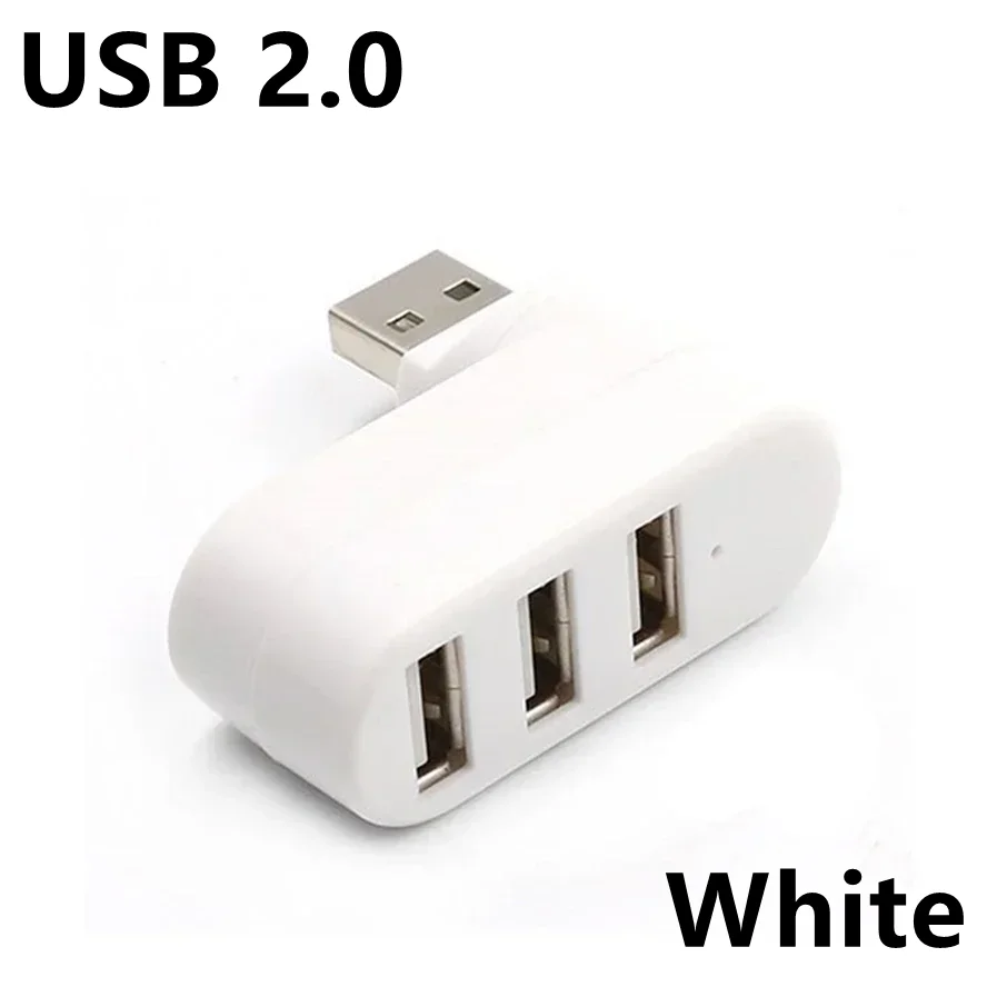 Versatile Rotatable 3-Port USB 3.0 Hub Adapter