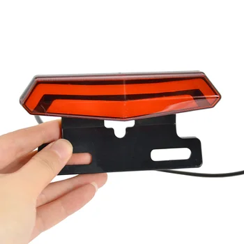 Luce posteriore freno Ebike a LED Spia freno ad alta luminosità Risparmio energetico Installazione semplice per bici elettrica 36V 48V