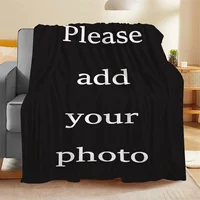 Custom Digital Flannel Fleece Blanket, suitable for family beds, sofas, offices, outdoor camping, Customized Blanket with Images 6