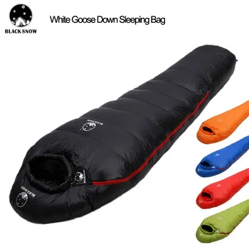 Winter Goose Down Mummy Sleeping Bag 1