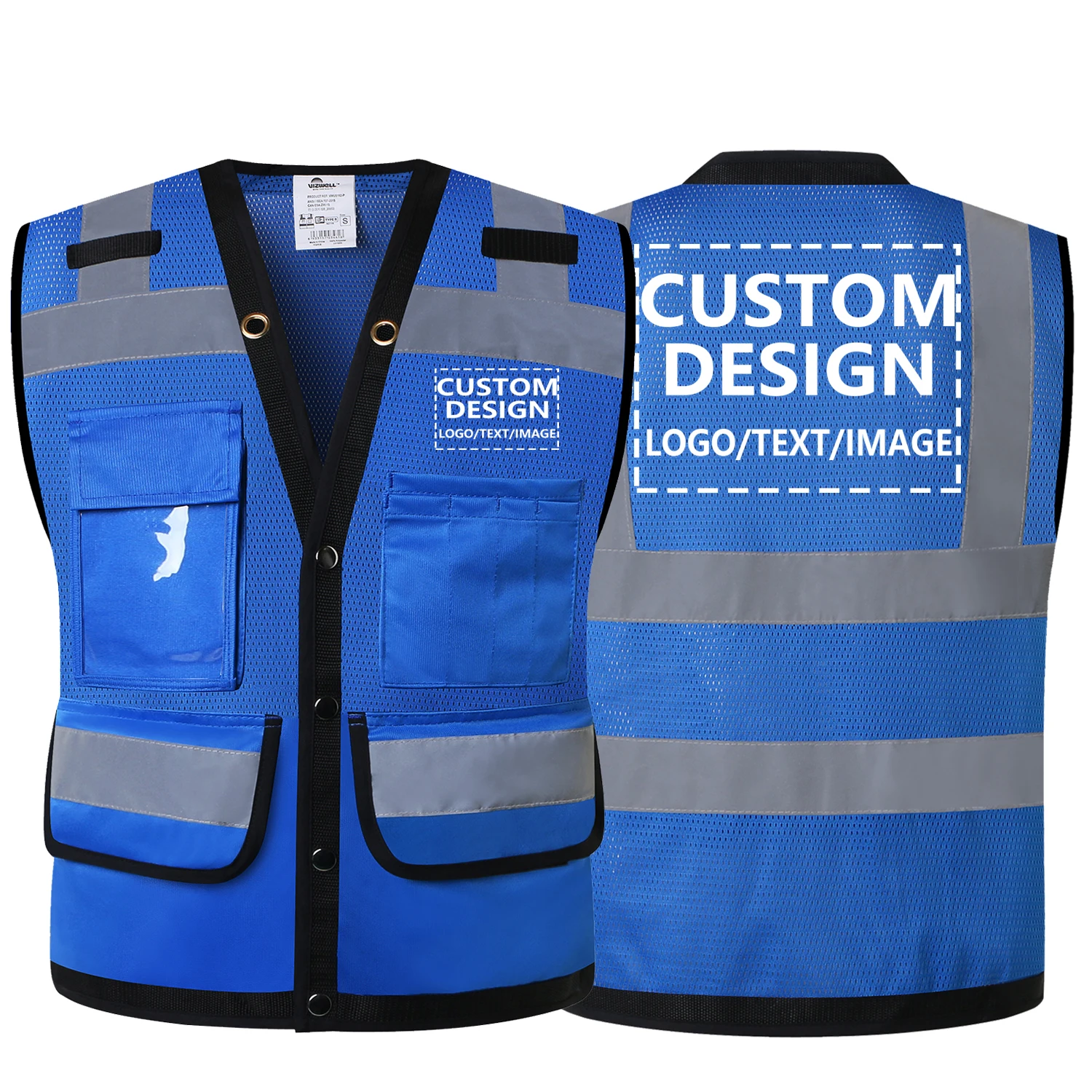 Customize Reflective Safety Vest for Men High Visibility Workwear