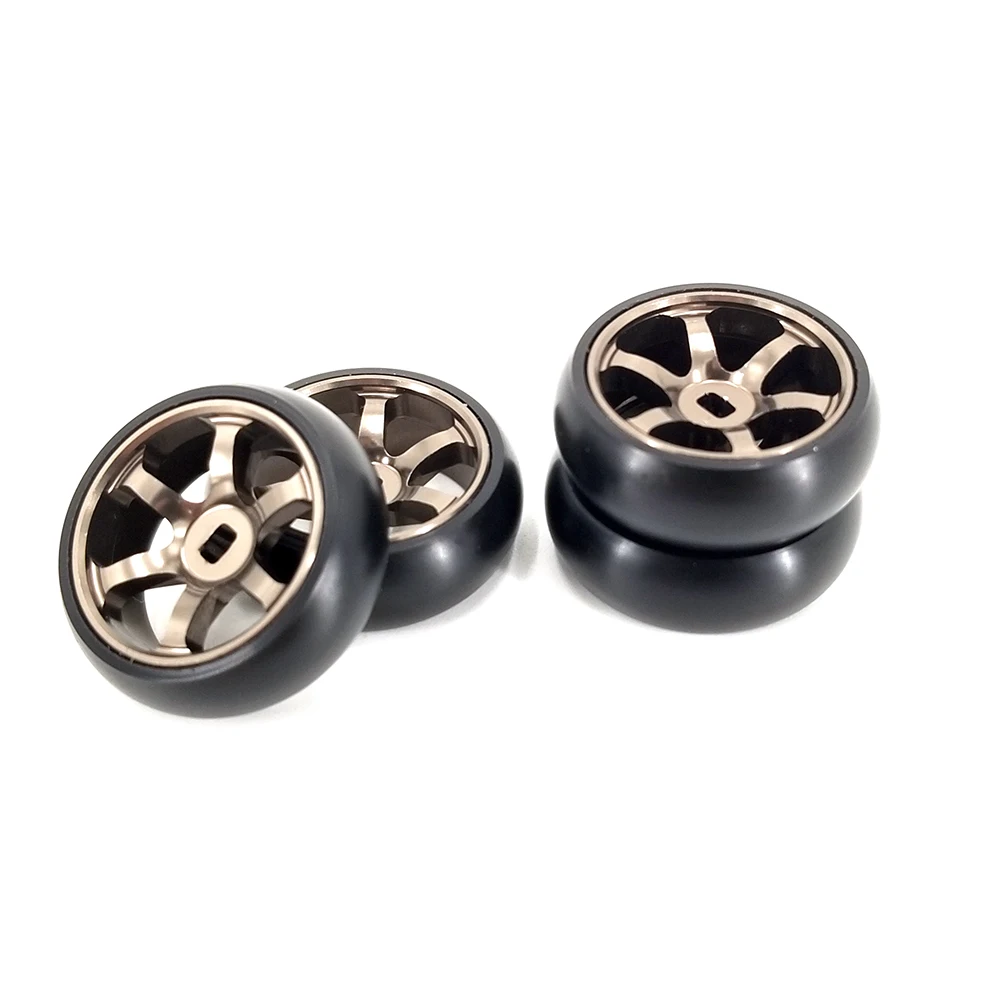 Upgrade 4PCS 1/28 Metal Slick Wheel For Wltoys 284131/K969