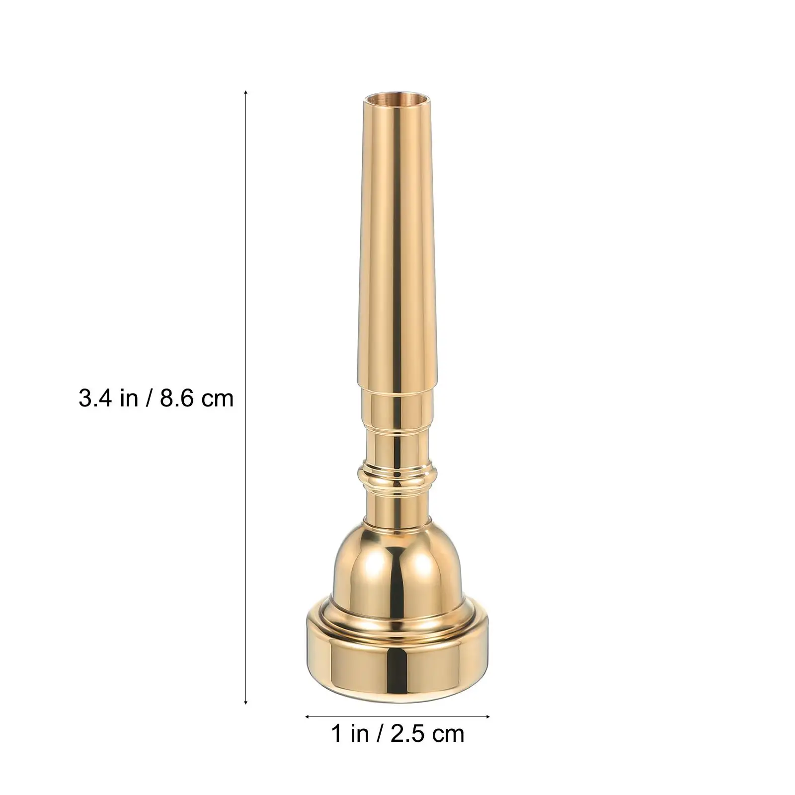Golden Mouthpiece Trumpet Accessories Replacement Part For Small Horns Brass Instrument Tool Metal Mouthpieces Trumpet