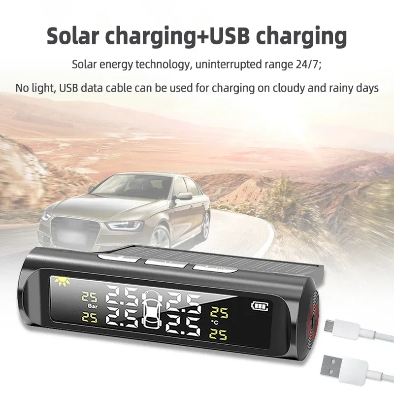 Car Tire Pressure Monitor System Real-Time