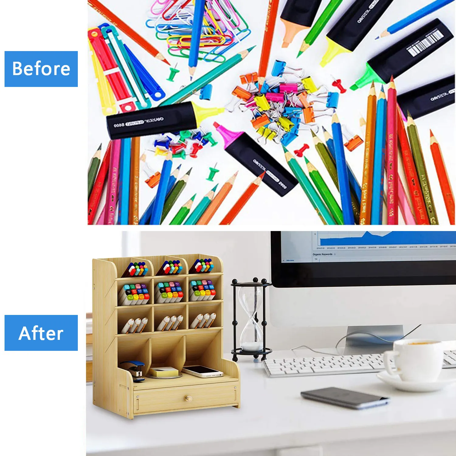 Рисунок 3 - Деревянный Настольный Органайзер «сделай сам»