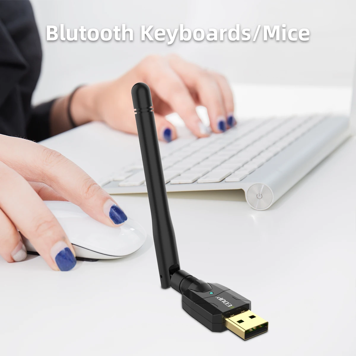 alcance, dongle, receptor sem fio edr, transferência para pc e desktop