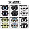 Uchoose Fit All Vintage Retro Open Face Half Helmet Motorcycle Helmet Bubble Shield Visor Lens Sunglasses Goggles Accessories 2