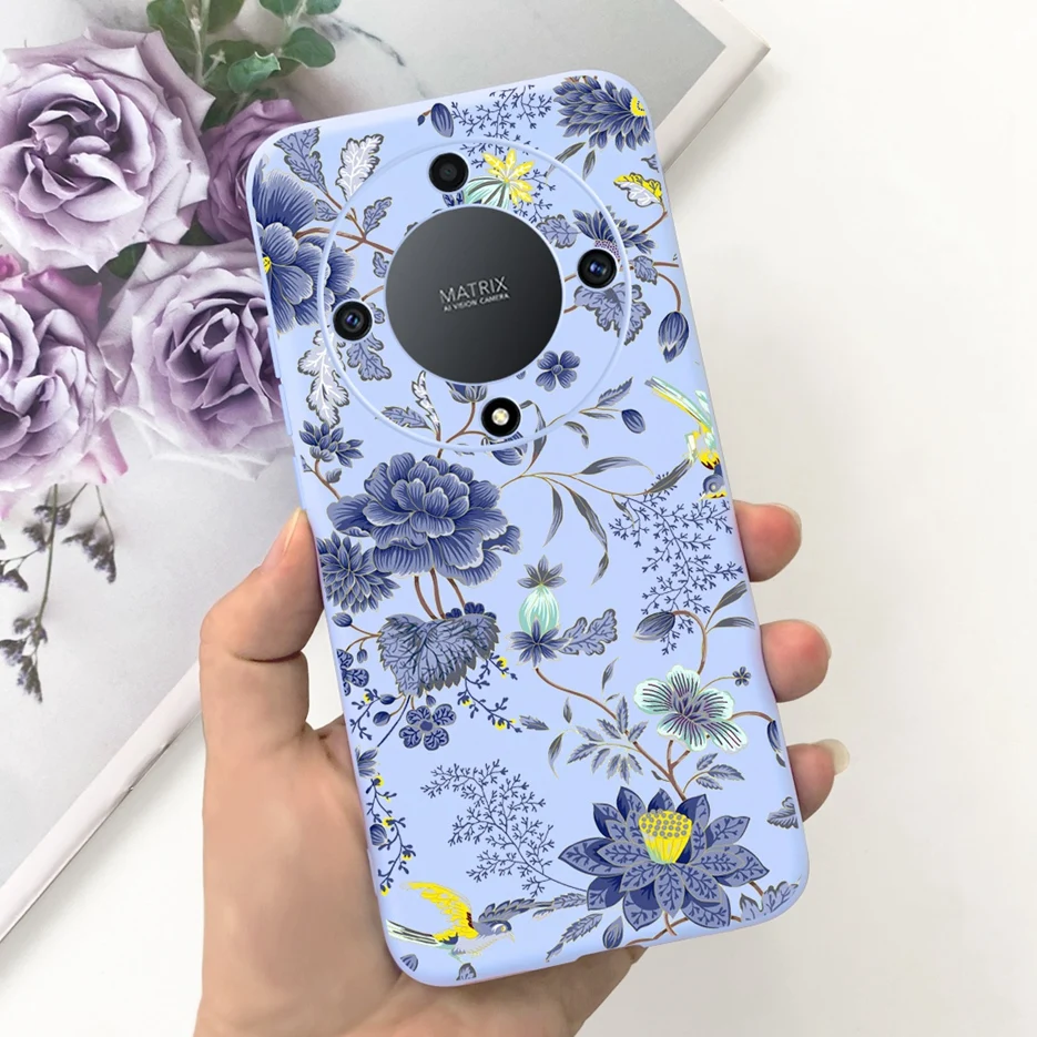 Stylish Painted Soft Silicone Phone Case with Bumper