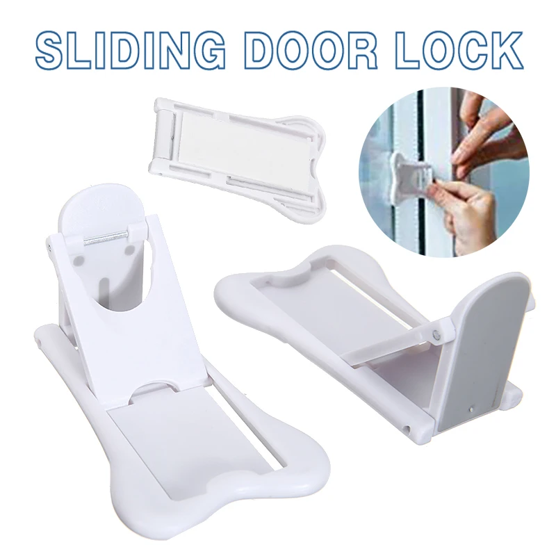 BabySlidingDoorLockTravelChildSecuritySafetyLocksGlassDoor