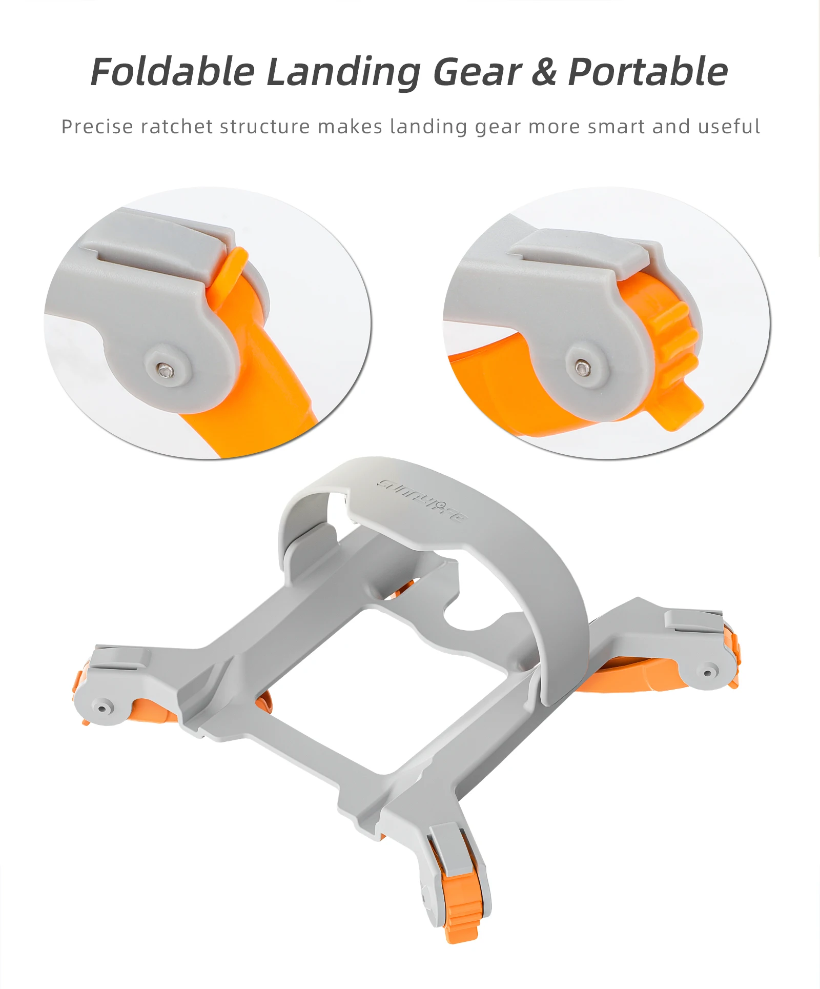 Pieds rehausseurs araignée pour DJI Mini 3 Pro, matériau durable et aspect moderne pour une protection optimale.