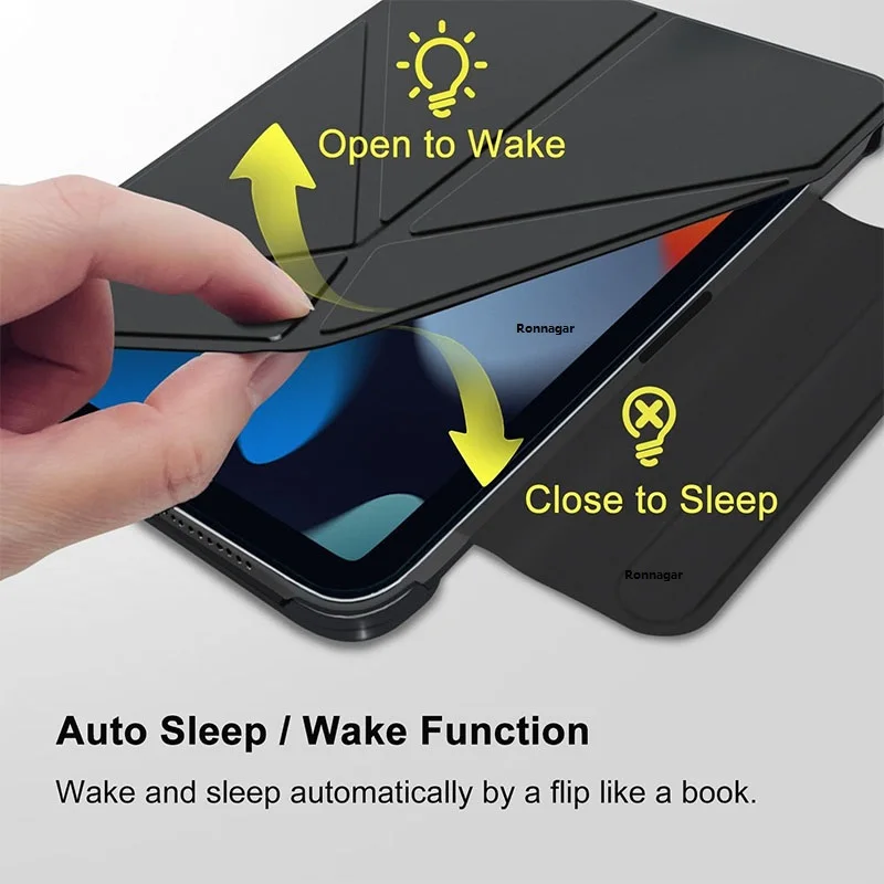 Magnetic Detachable Cover for iPad - 13 Inch, Sleek and Durable Design