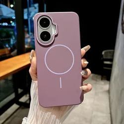 Ultra Slim Magnetic Phone Case - Magsafe Matte Candy Color Finish - Poco X8 Pro (PURPLE)