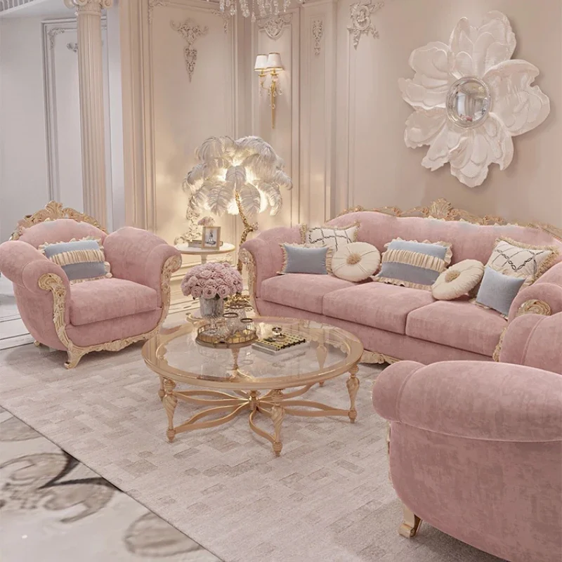 

Новинка, классический диван из массива дерева, роскошная трехместная мебель для гостиной