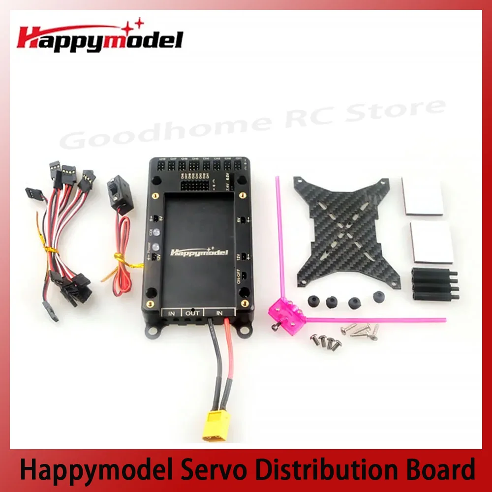 

Happymodel Servo Distribution Board 3S 15V Steering Gear Rudder Distributor Section Module for FPV Fixed Wing