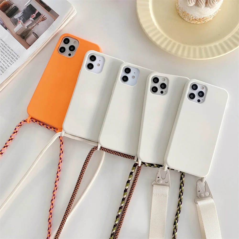 Crossbody Lanyard phone Case For iphone 14 Pro Max 13 12 Mini 11 X XR