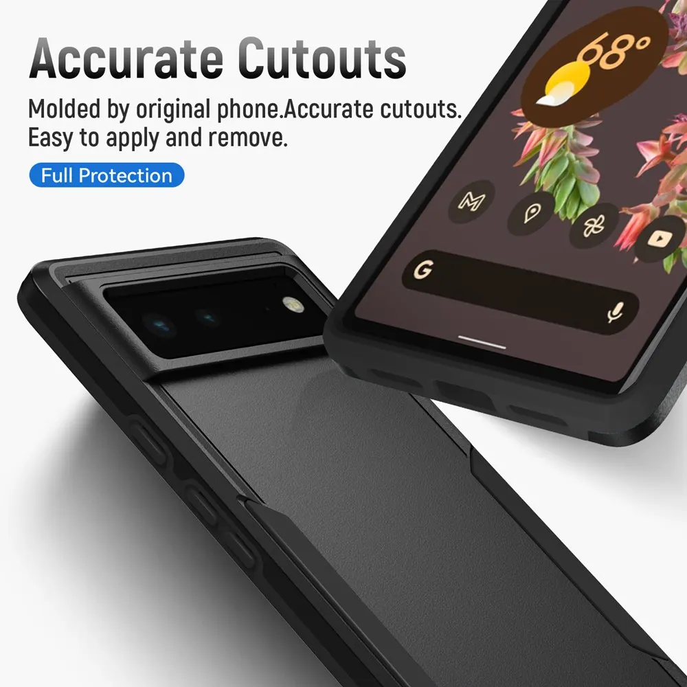 Shockproof Hybrid Dual Layer Phone Case - Sleek Protective Cover