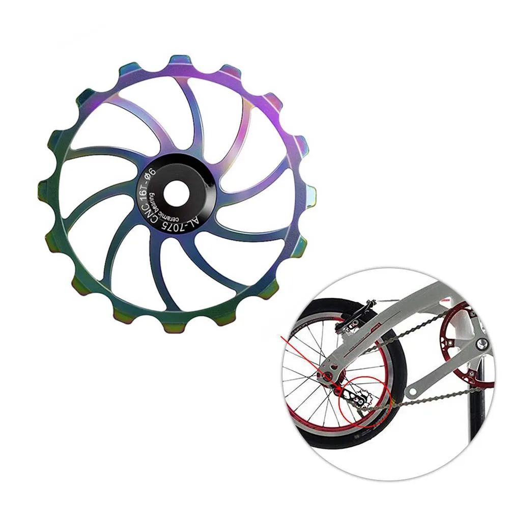 

Горный велосипед MTB 14T 16T, коробка передач, керамические детали для велосипеда, направляющий подшипник колеса, задний переключатель передач, направляющий ролик