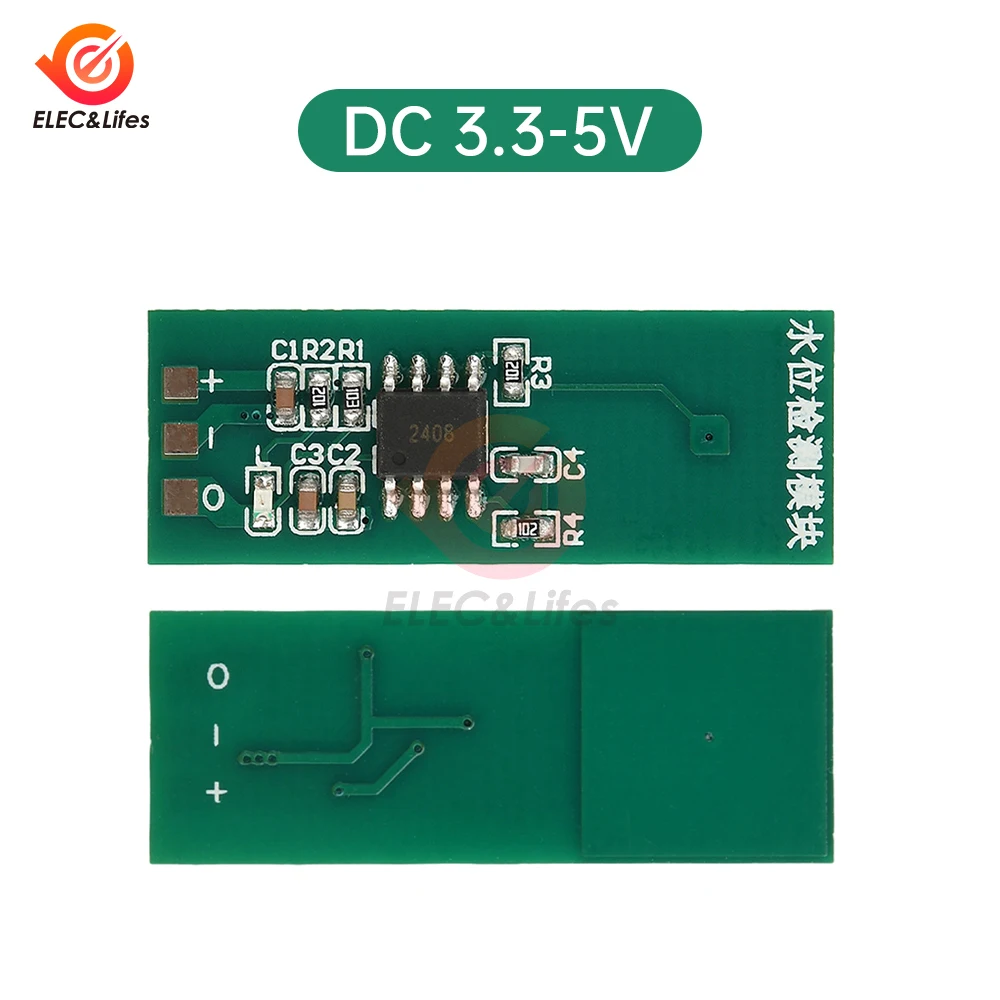 DC 3.3-5V/DC 3.3-26V non-contact liquid level touch switch liquid sensor water level detection module sensor