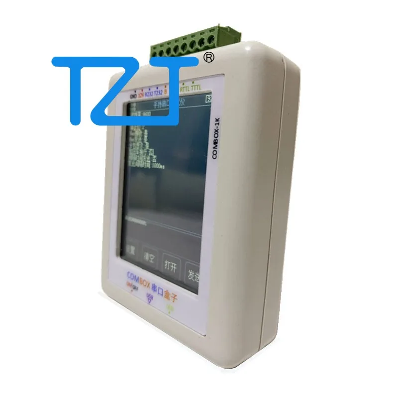 TZT 휴대용 핸드헬드 COM 디버그 도구 RS232/RS485/TTL 오프라인 디버거 600W 서지 보호 USB to COM 호환