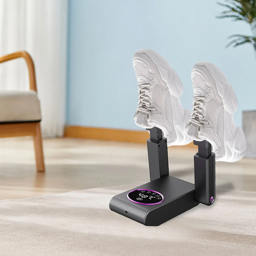 Foldable Shoe Dryer Timing Electric Shoe Drying Machine Deodorizer Dehumidifier Footwear Dryer Household Boot Dryer for Socks 3
