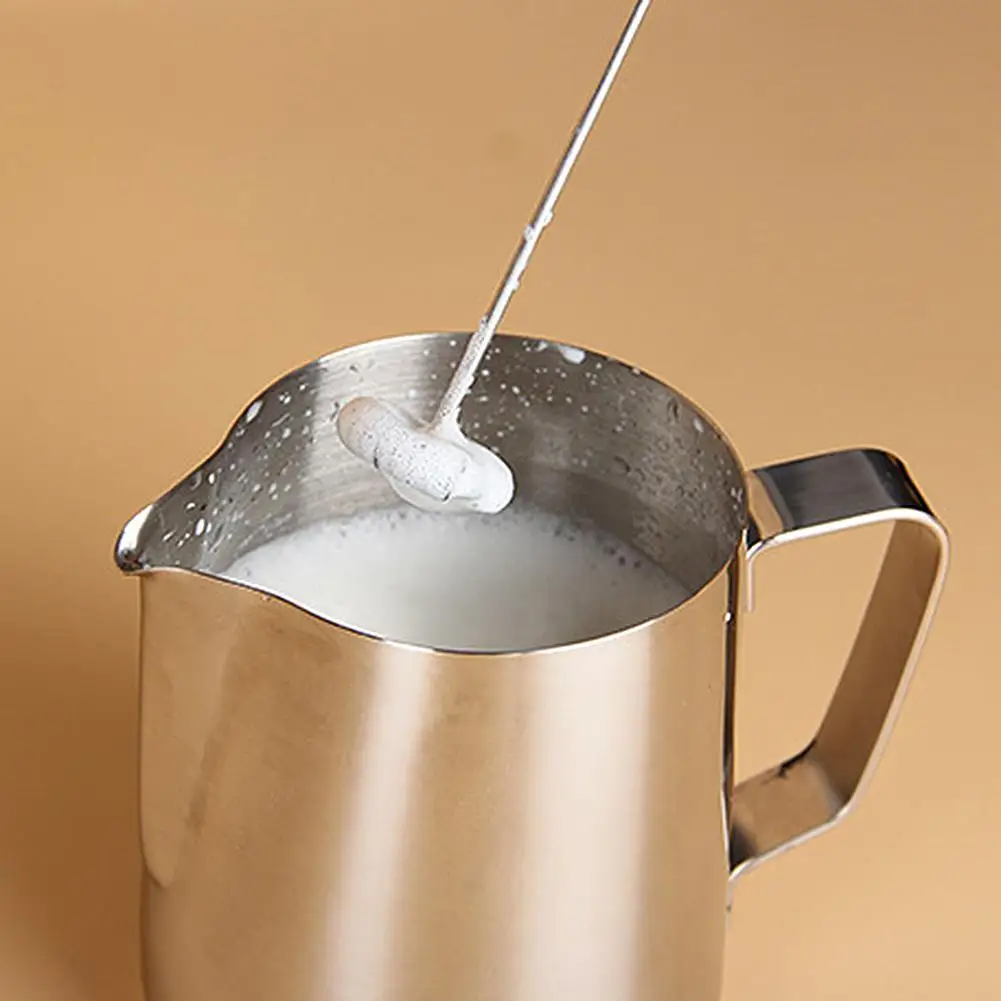 Electric Plastic Handle Egg Beater Egg Stirrer Milk Frother Foamer Mixer 2