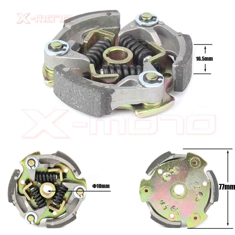 MOTOR Store Shoes 40-6/40-5/ for KTM50 Centrifugal Clutch Plate 49cc Mini Pocket Pit Quad ATV Dirt Ride Coffee motorcycle clutch spring set
