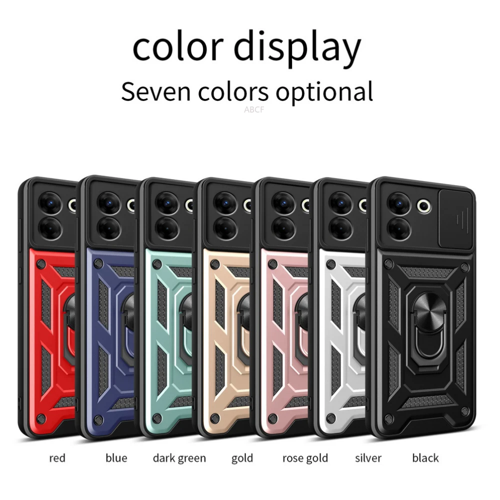 Enhanced Armor Hybrid Ring Cover with Camera Protection