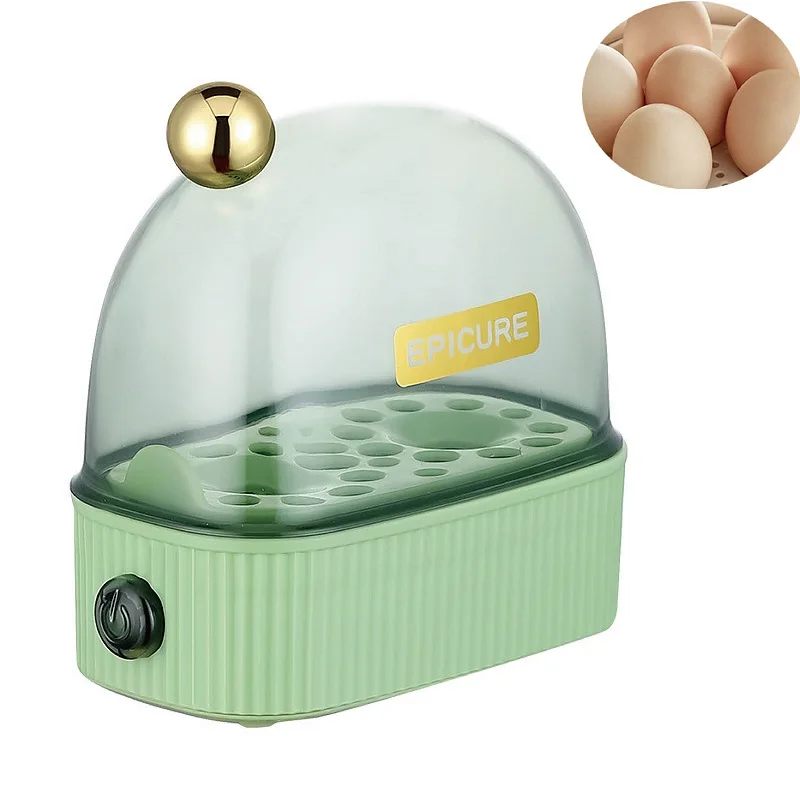 120W 220V Electric Egg Boiler Poacher Automatic Power Off Mini Breakfast Machine Egg Cookers 2 Eggs Portable Food Steamer