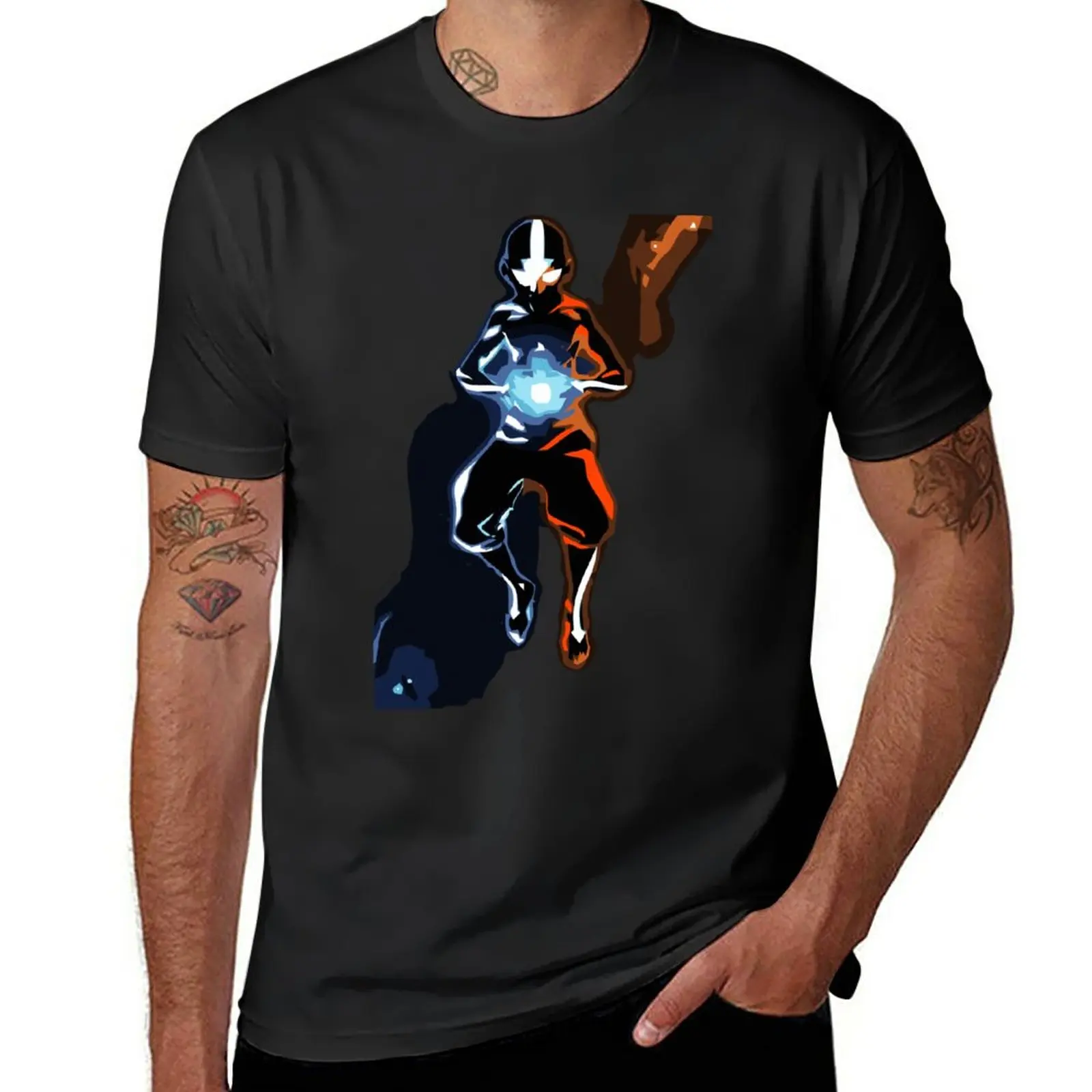 

Positive and Negative Chakras T-Shirt plain anime clothes hippie clothes new edition mens funny t shirts